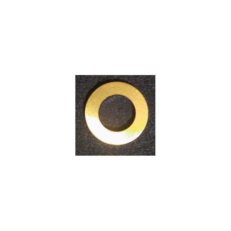 Runde Platte mit Loch Ronden Scheiben Alu 20 x 12 x 0,8mm