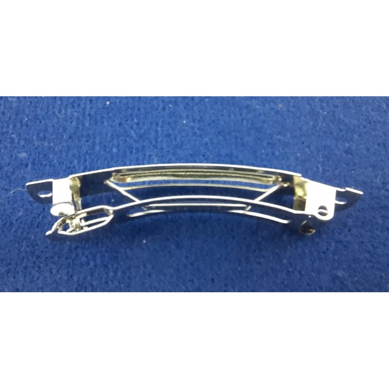 Haarspange frz. 50mm x 7mm 2x Loch 1,8mm Stahl vernickelt 50 Stk.