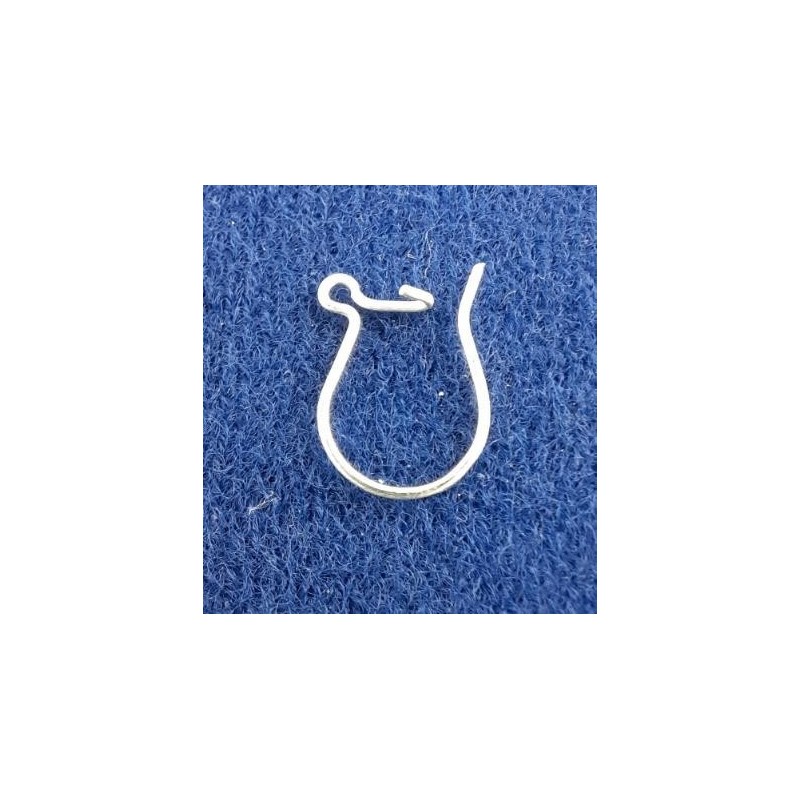 Ohrhaken 13 x 8,5 x 0,6 Echt Silber 835 100 Stück