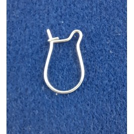 Ohrhaken 15 x 9,5 x 0,6 Echt Silber 925 poliert 100 Stück
