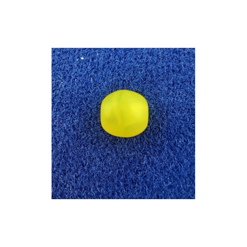 Perlen Kunststoff gelb 8 x 7,5mm 100 Stück