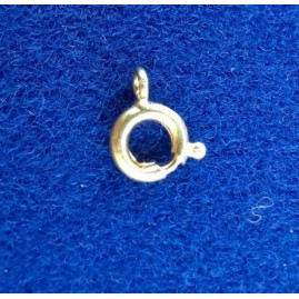 Springringe spring rings Messing vergoldet o.Ni. 6mm