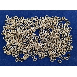 Ringe oval Tombak weich zu 7,3 x 5,3 x 1,2mm 500 Stück