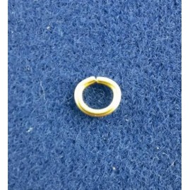 Ringe oval Messing zu 6,0 x 5,5 x 1,0 Biegeringe 500 Stück
