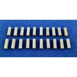 Rohrstücke 15 x 5 x 0,5mm Messing entgratet 20 Stück