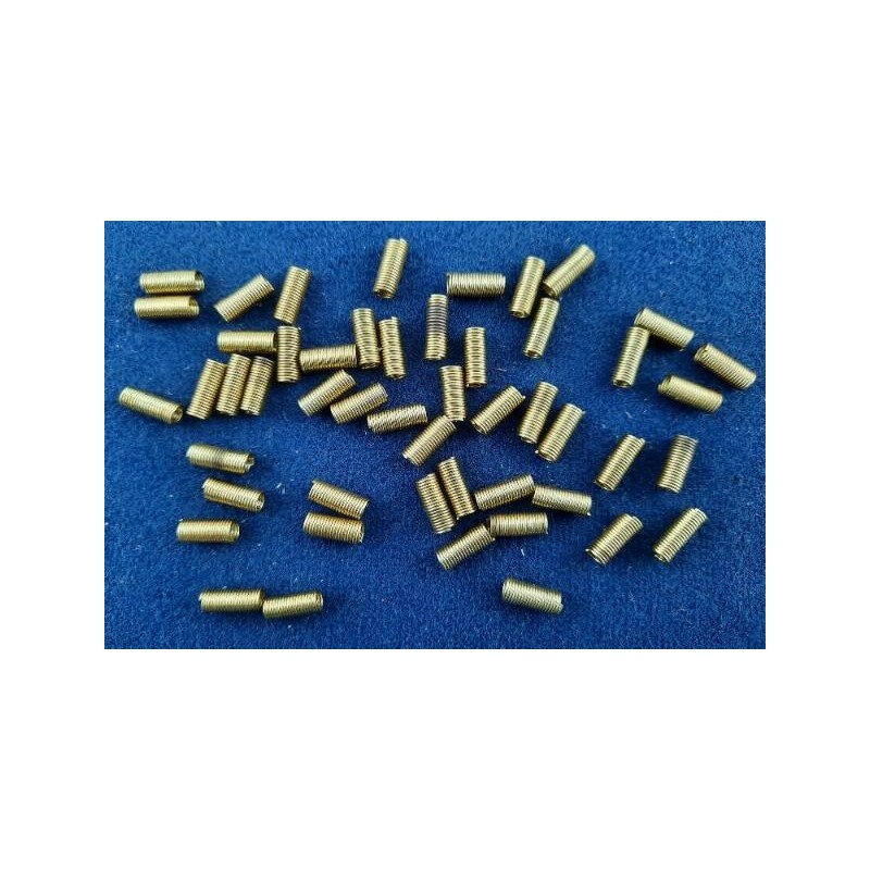 Spiralstücke 10 x 4 x 0,5mm Tombak roh 50 Stück