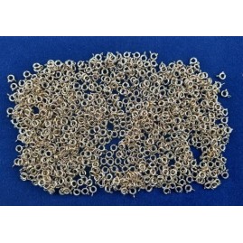 Springringe spring rings Messing roh 6,3 x 3 x 1,4mm