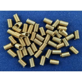 Spiralstücke 11,3 x 6,5 x 4,6 x 1,0mm Messing roh 50 Stück