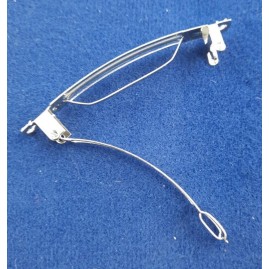 Haarspange frz. 60mm x 7mm 2x Zacke Stahl vernickelt 50 Stk.