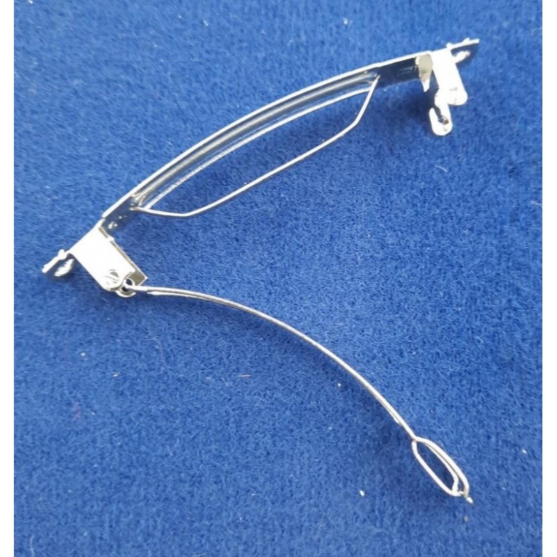 Haarspange frz. 60mm x 7mm 2x Zacke Stahl vernickelt 50 Stk.