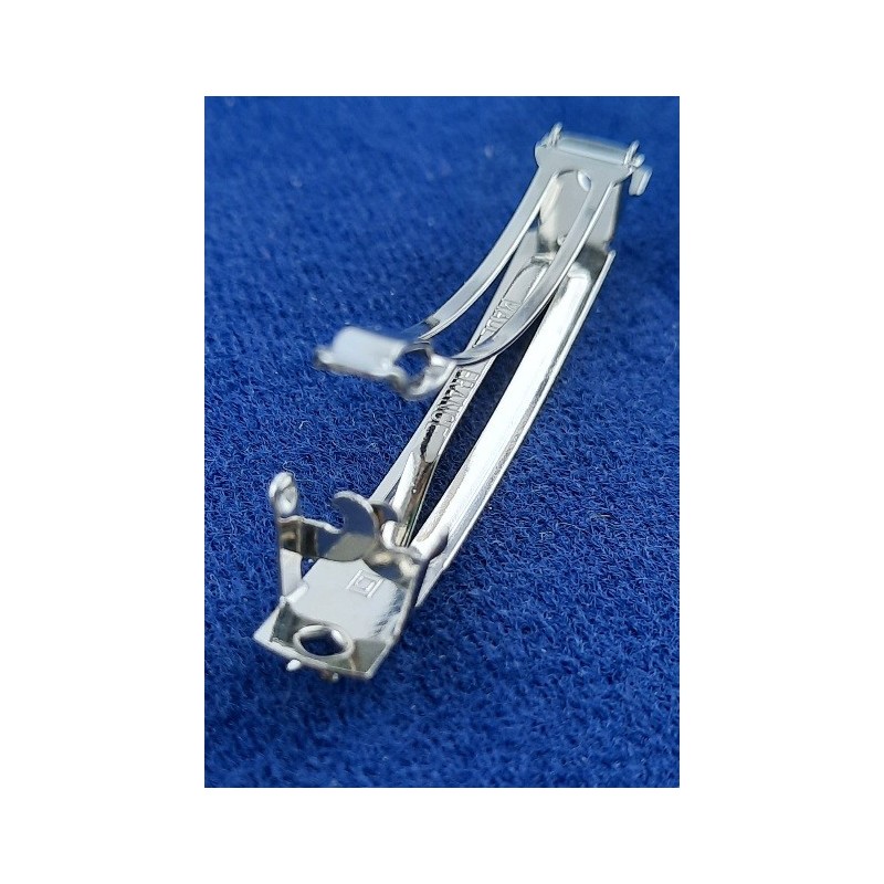 Haarspange frz. 60mm x 7mm 2x Zacke Stahl vernickelt 50 Stk.