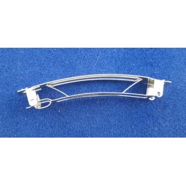 Haarspange frz. 70mm x 13 x 10,8mm 2x Zacke Stahl vernickelt 50 Stk.