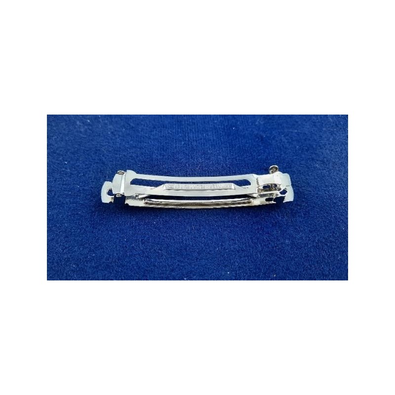 Haarspange frz. 70mm x 13 x 10,8mm 2x Zacke Stahl vernickelt 50 Stk.