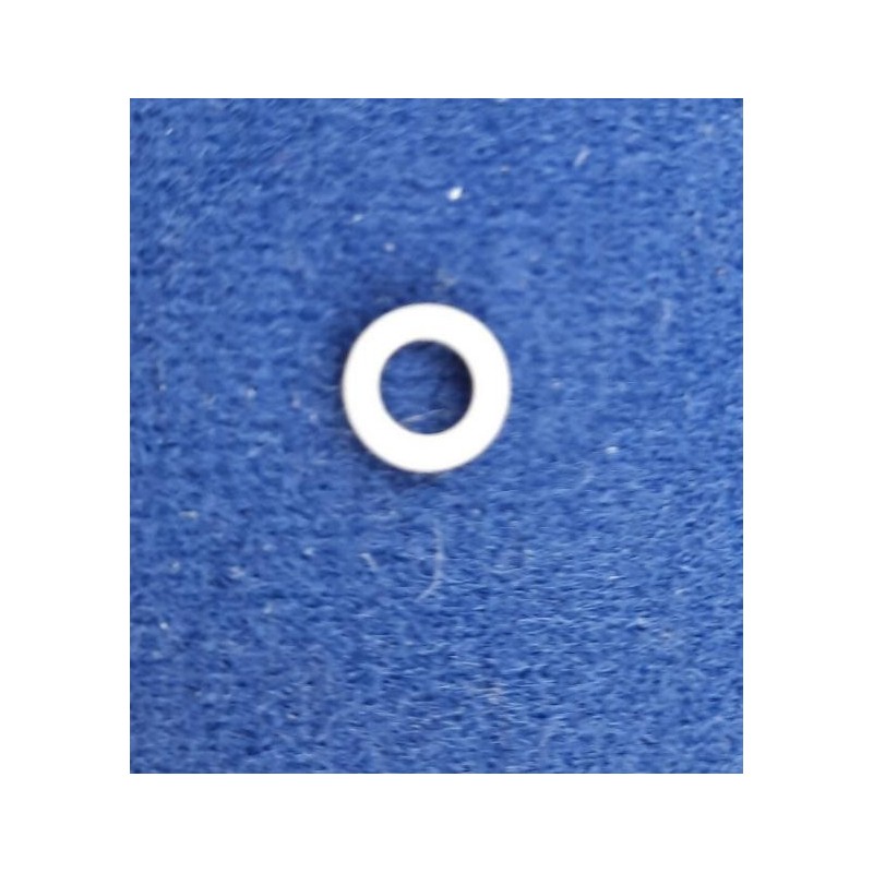 Runde Platte mit Loch Ronden Scheiben Alu roh 8 x 5 x 1,0mm 50 Stück