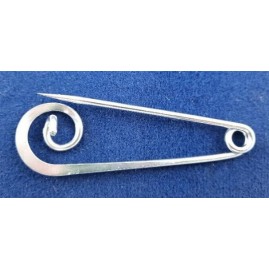 Schneckennadeln 70 x 21mm Aluminium silberfarbig eloxiert 10 Stück