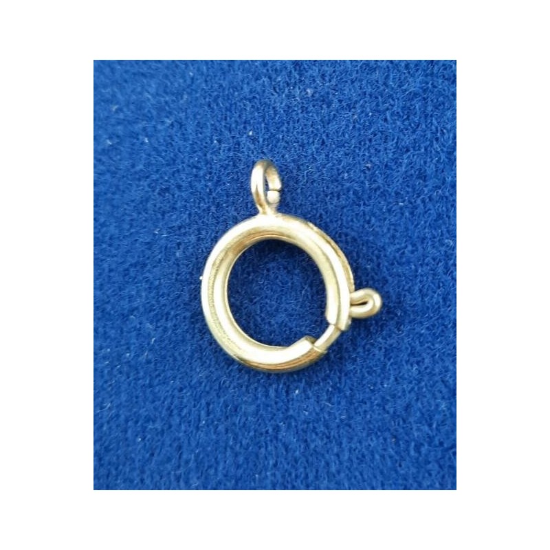 Springringe spring rings Messing roh 16mm