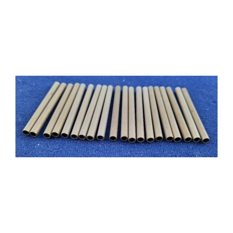 Rohrstücke 50 x 4 x 0,5mm Messing entgratet 20 Stück