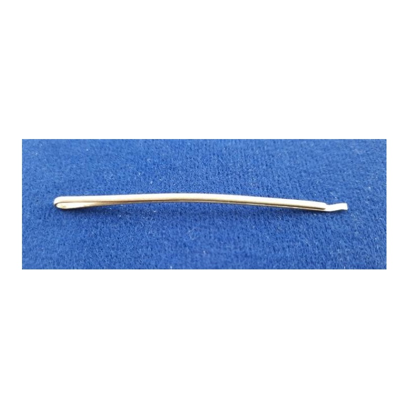 Haarschieber 70mm Messing roh glatt leicht gebogen 20 Stück