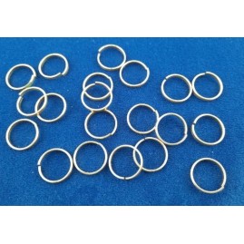 Ring rund offen 17,3 x 19,8 x 1,1 x 2,5mm Flachdraht 1,1 x 2,5mm Tombak roh 20Stk