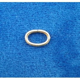 Ringe oval Tombak gebeizt zu 12x8x1,5mm 50 Stk RIOV128015TBGB