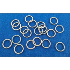 Musterringe Ringe 19 x 4mm Draht 1mm Tombak roh - MURI1  20 Stück