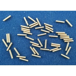 Spiralstücke 10 x 1,9 x 0,4mm Draht Spiralen Tombak roh 50 Stk - SPIR101904TB