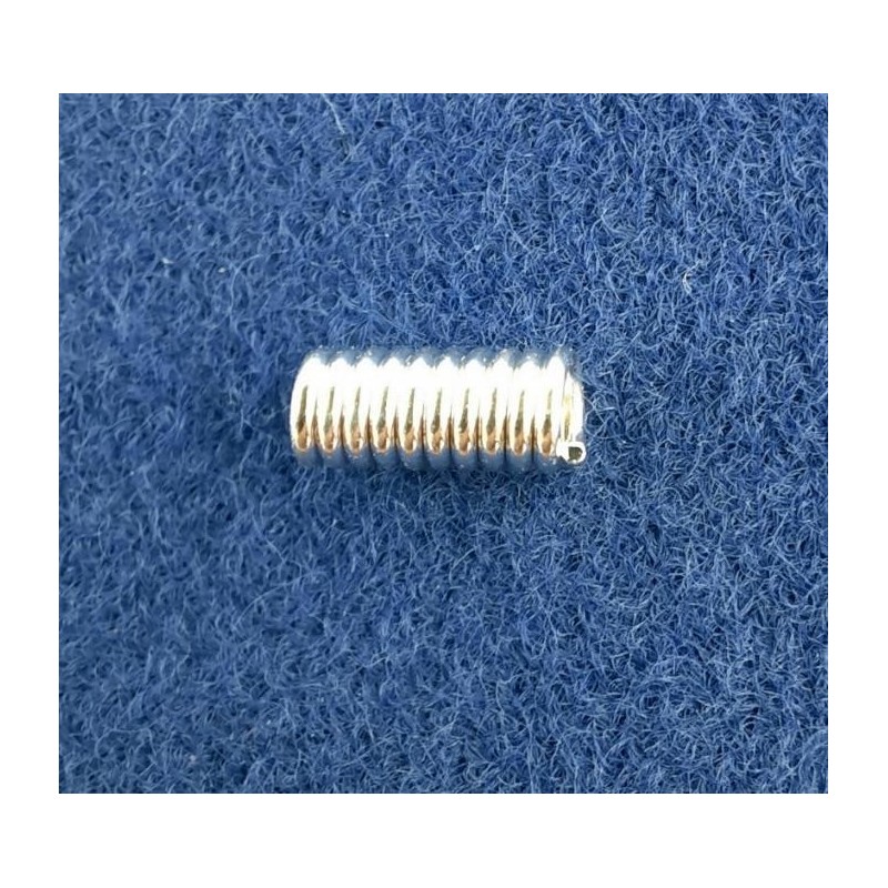 Spiralstücke 9 x 4 x 0,8mm Spiralen 50 Stück Messing R-10 hellplatin nickelfrei