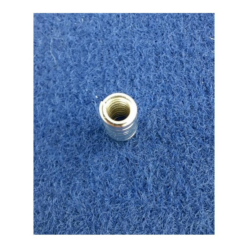 Spiralstücke 9 x 4 x 0,8mm Spiralen 50 Stück Messing R-10 hellplatin nickelfrei