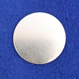 Platte rund 27 x 0,6mm Messing roh 20 Stück PL2706MS