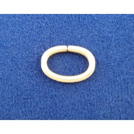 Ringe oval zu 18,5 x 12,5 x 2,3mm Tombak roh 20 Stk - RIOV18512523TB