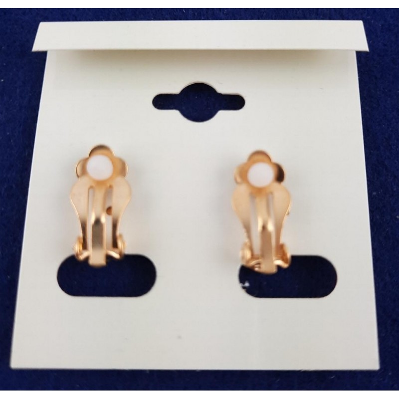 2er Ohrklemme 15 x 14 x 8mm Hand Fuß gold Ohrhaken Ohrcreole - OK15148