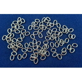 Ringe oval zu 10 x 7,5 x 1,5mm Tombak R-10 100 Stk - RIOV107515TBR10