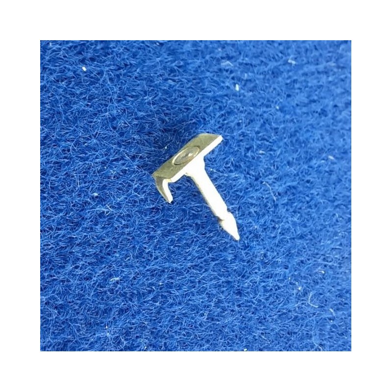 Nägel 8,8 x 1,2mm 1xZacke mit Rille Platte Messing roh 100 Stück NA88121ZMS