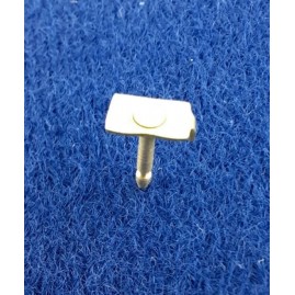 Nägel 8,8 x 1,2mm 1xZacke mit Rille Platte Messing roh 100 Stück NA88121ZMS