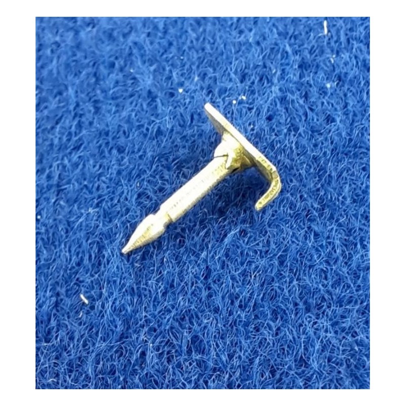 Nägel 8,8 x 1,2mm 1xZacke mit Rille Platte Messing roh 100 Stück NA88121ZMS