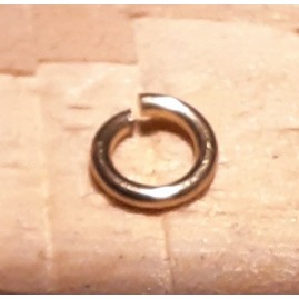 Ringe rund offen 5,5 x 1,0mm Tombak roh 100 Stk - RI5510TB