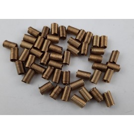 Spiralstücke 13 x 7,5 x 1,0mm Spiralen 50 Stück Messing roh SPIR137510MS