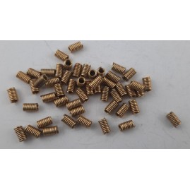 Spiralstücke 4,2 x 7,5 x 0,8mm Messing roh 50 Stück SPIR427508MS