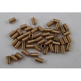 Spiralstücke 4,3 x 8 x 0,8mm Messing roh 50 Stück SPIR43808MS