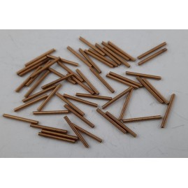 Spiralstücke 1,9 x 20 x 0,4mm Draht Spiralen Tombak federnd roh 50 Stk - SPIR192004TB