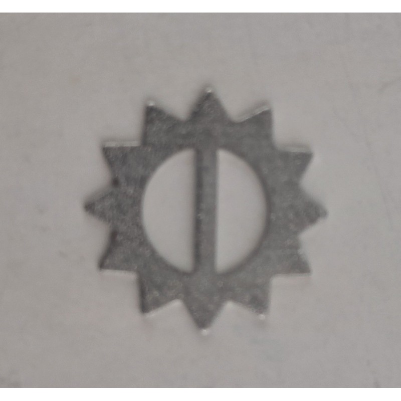 Anhänger Deko Emblem Stern Zacken Steg 50 Stück - EMBSTERN1