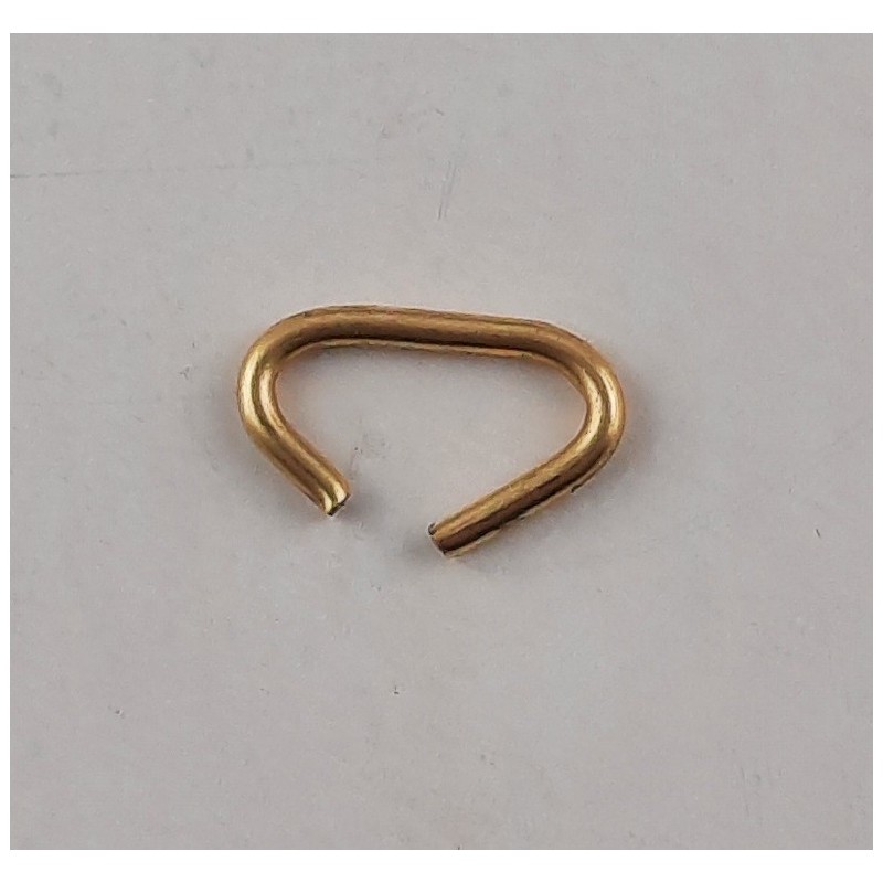 Ringe oval Tombak roh offen 9,6 x 1,0mm 100 Stk. - RIOV9610TB