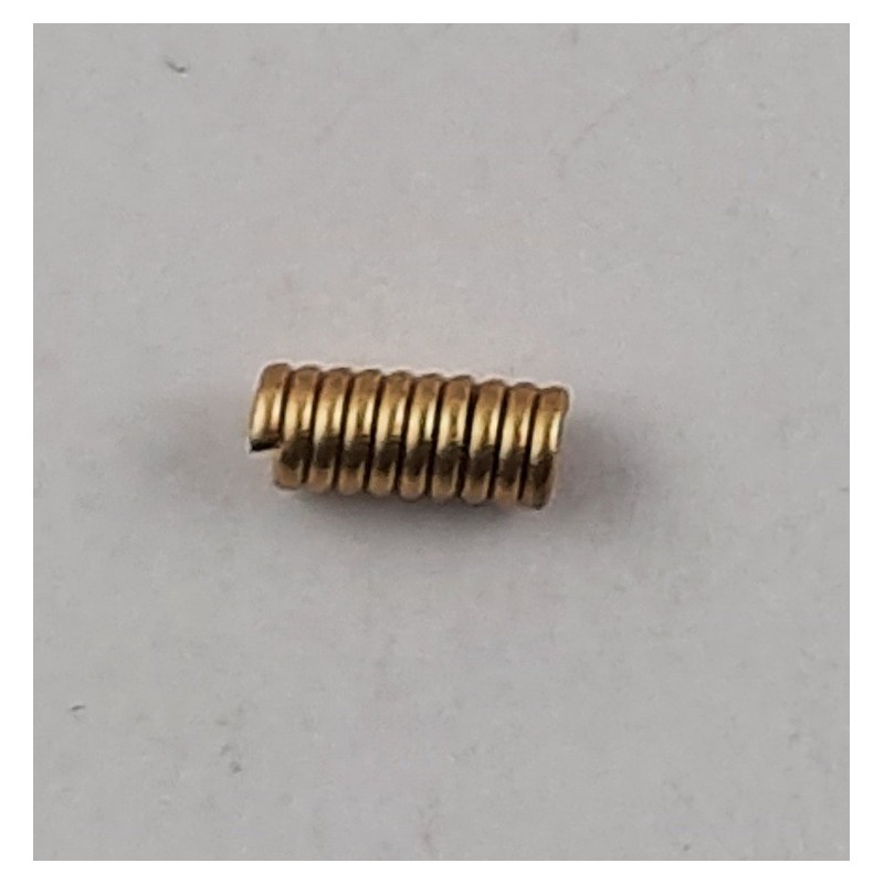 Spiralstücke 4 x 1,9 x 0,4mm Draht Spiralen Tombak federnd roh 100 Stk - SPIR41904TB