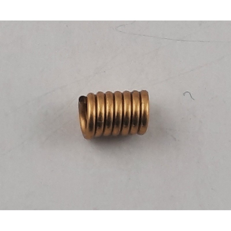 Spiralstücke 4 x 2,6 x 0,5mm Draht Spiralen Tombak roh 100 Stk - SPIR42605TB