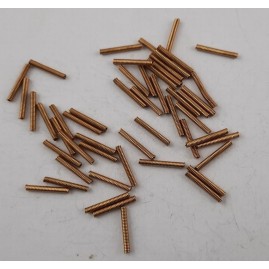 Spiralstücke 15 x 1,9 x 0,4mm Draht Spiralen Tombak roh 50 Stk - SPIR151904TB