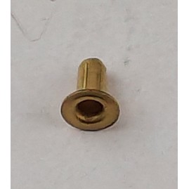 Hohlnieten 3 x 1,5mm Messing roh 100 Stück - HON315MS