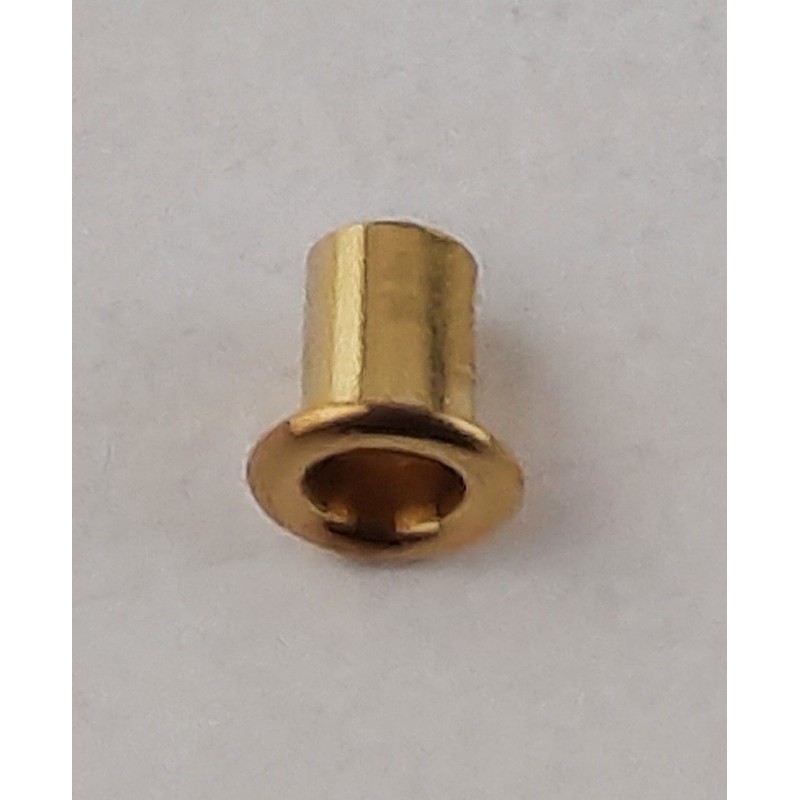 Rohrnieten 3,5 x 2,5mm Messing roh 100 Stück - RONI3525MS