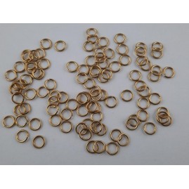 Ringel rund offen 10 x 1,4mm Messing roh 100 Stk. - RI1014MS