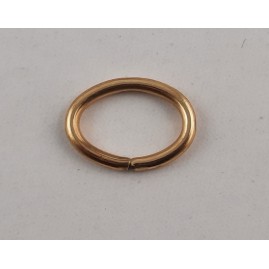 Ringe oval Tombak roh zu 16 x 11,5 x 1,8mm 50 Stk. - RIOV1611518TB