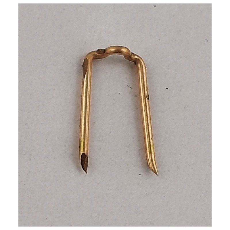 100Stk Steckklammern 15 x 8 x 4 x 1mm Tombak roh - STKL15841TB